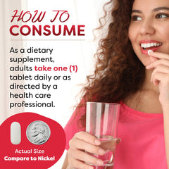 Back label of Best Naturals L-Glutamine 500mg bottle