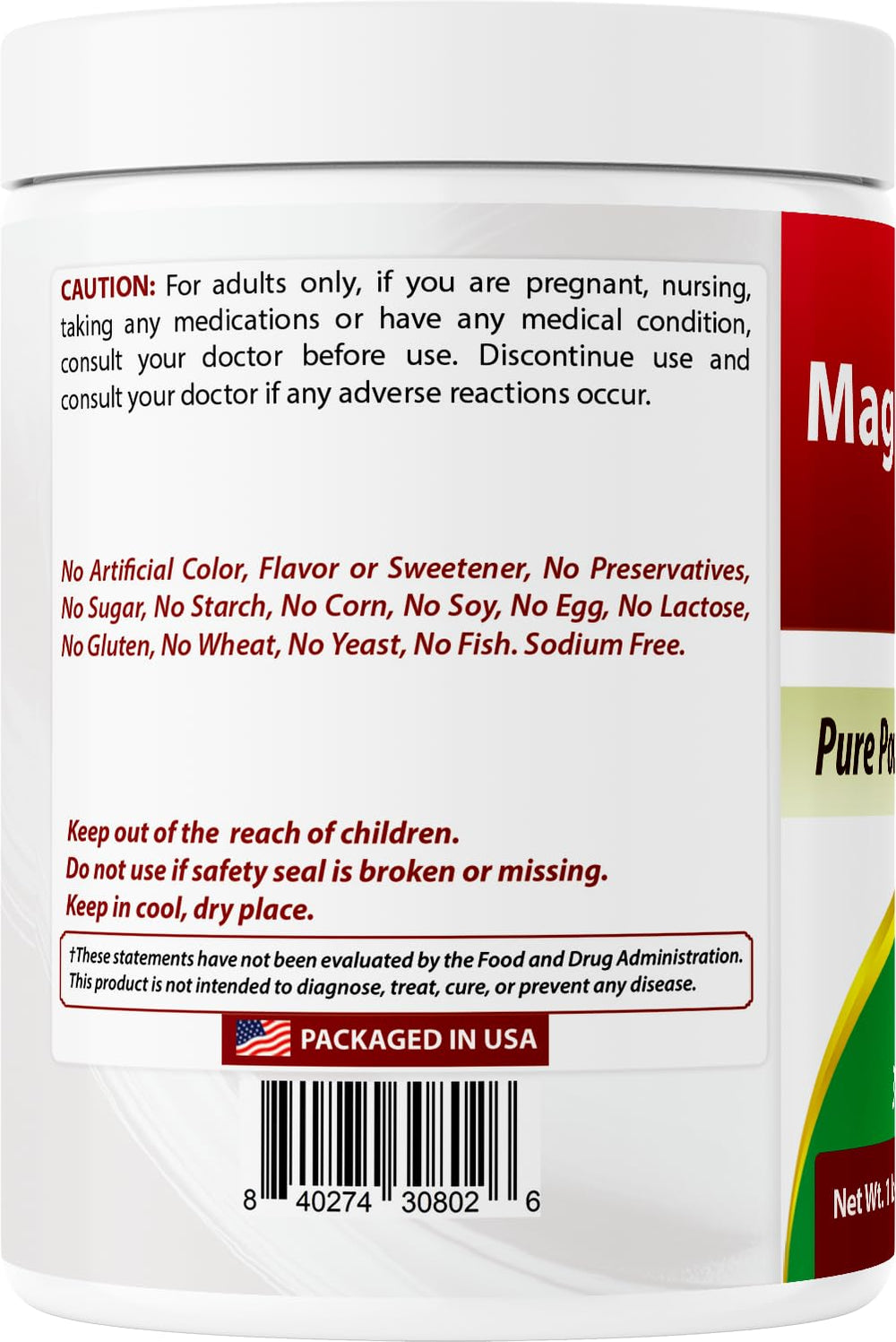 Powder easily mixes into water or shakes