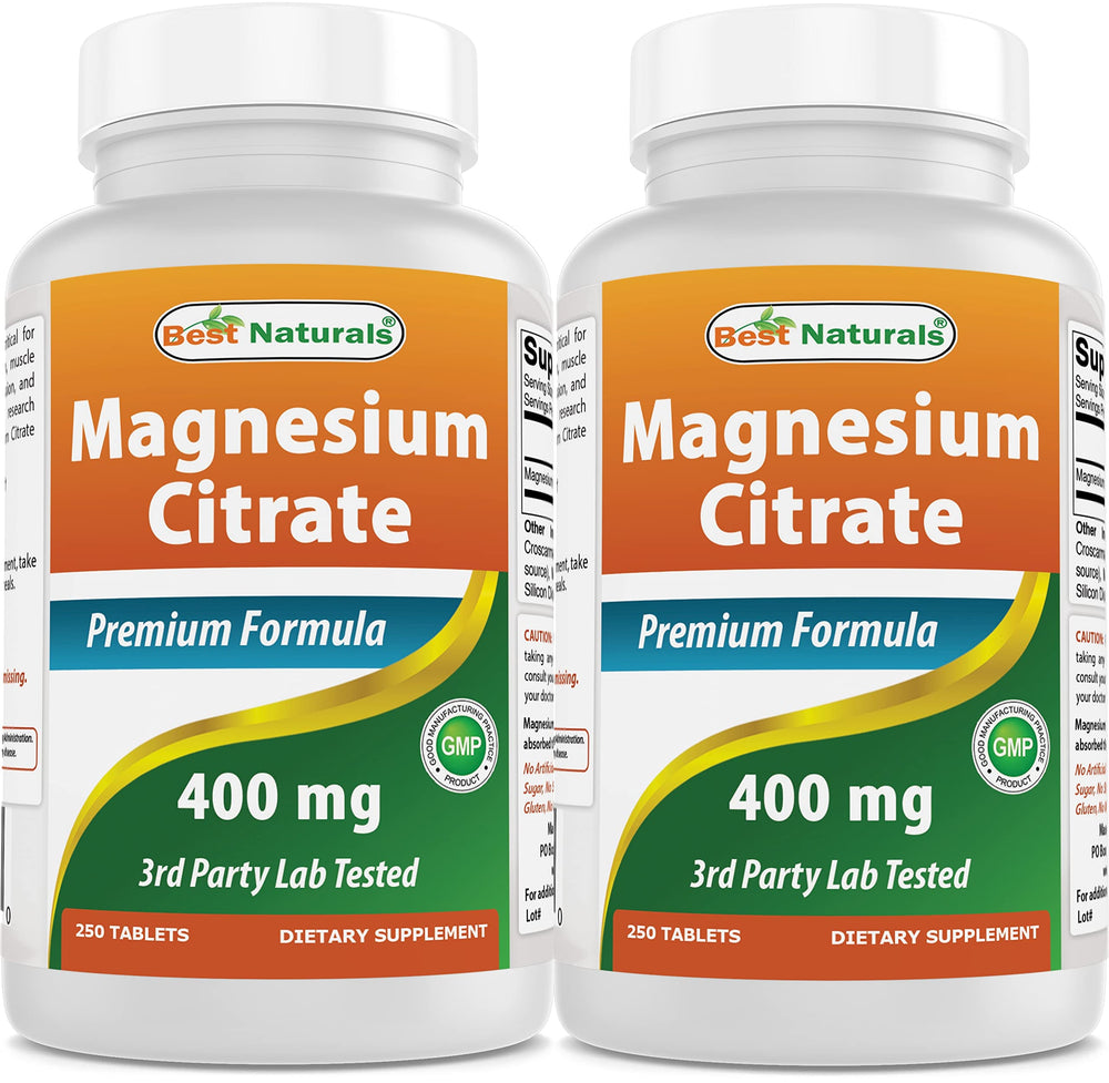 Best Naturals Magnesium Citrate bottle front