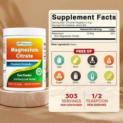 Back view showing supplement facts and ingredients