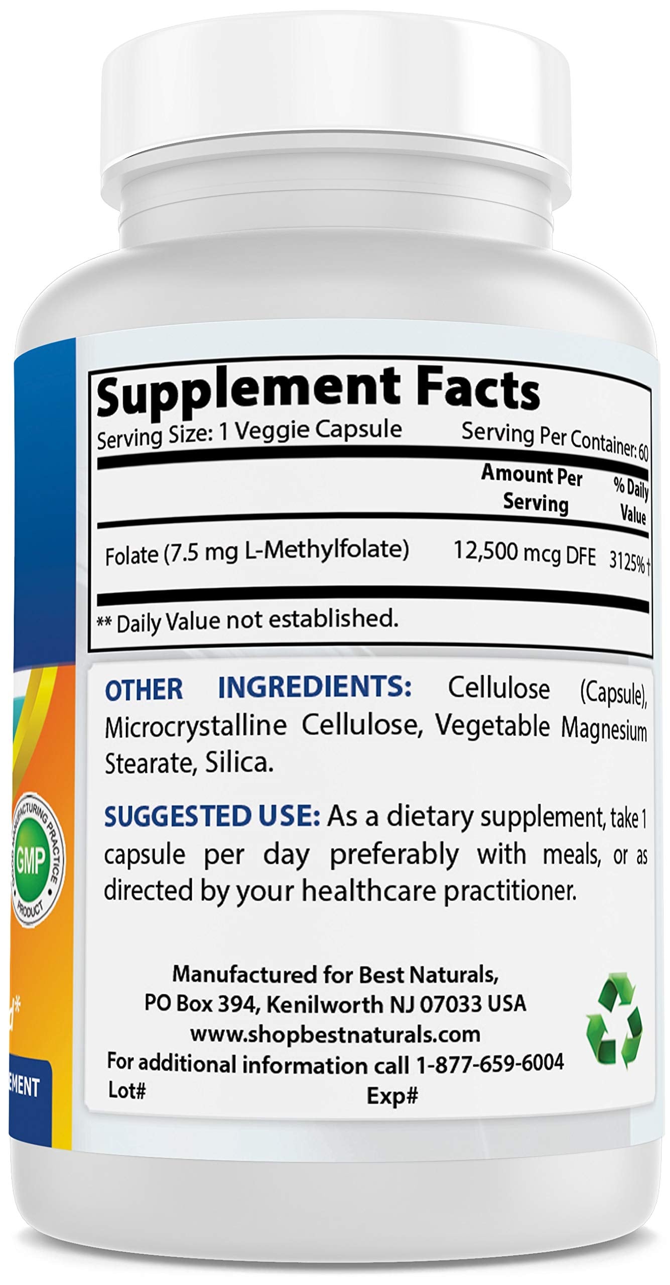 Manufactured in USA in GMP compliant facility