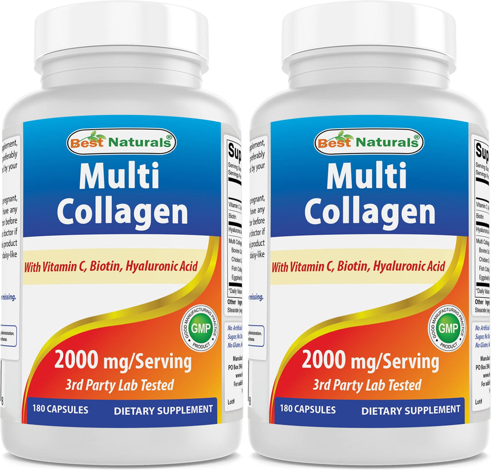 Best Naturals Multi Collagen Pills bottle and label