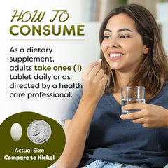 Supplement facts panel showing 500 mg Niacinamide per tablet