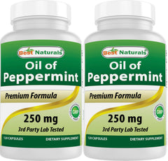 Front view of Best Naturals Peppermint Oil bottle pack of 2