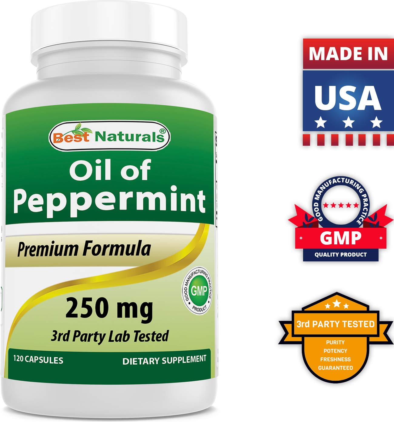Allergen-free claim illustration for Best Naturals Peppermint Oil