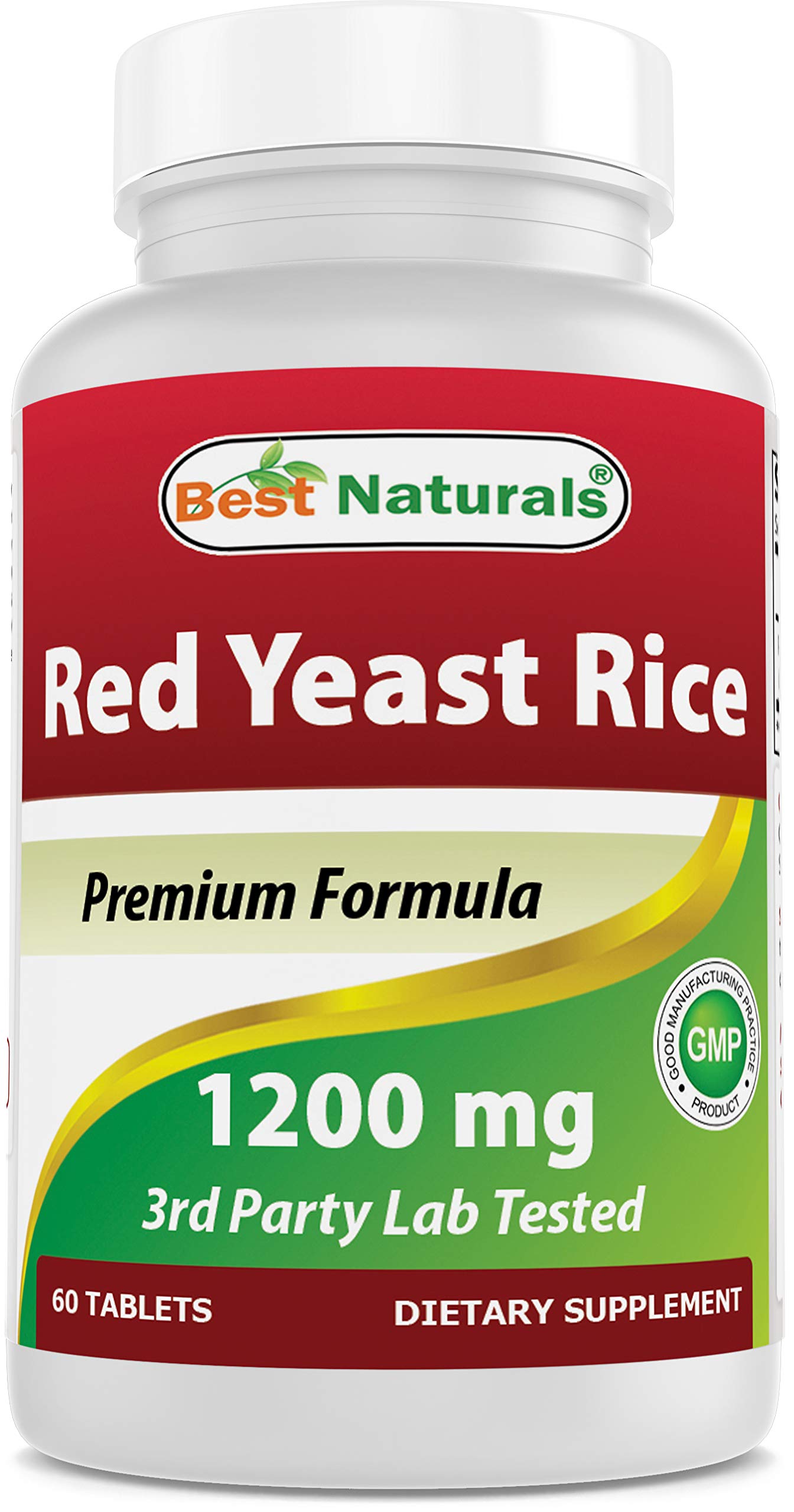 Best Naturals Red Yeast Rice bottle – front view