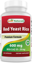 Best Naturals Red Yeast Rice with CoQ10 bottle - front view