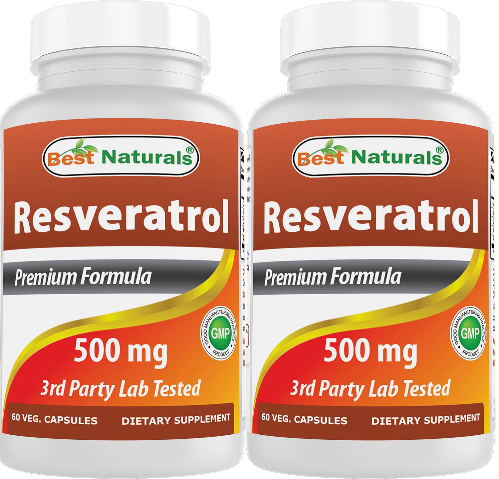 Best Naturals Resveratrol Complex 2-pack front bottle