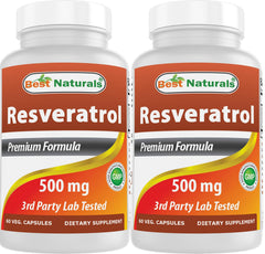 Best Naturals Resveratrol Complex 2-pack front bottle