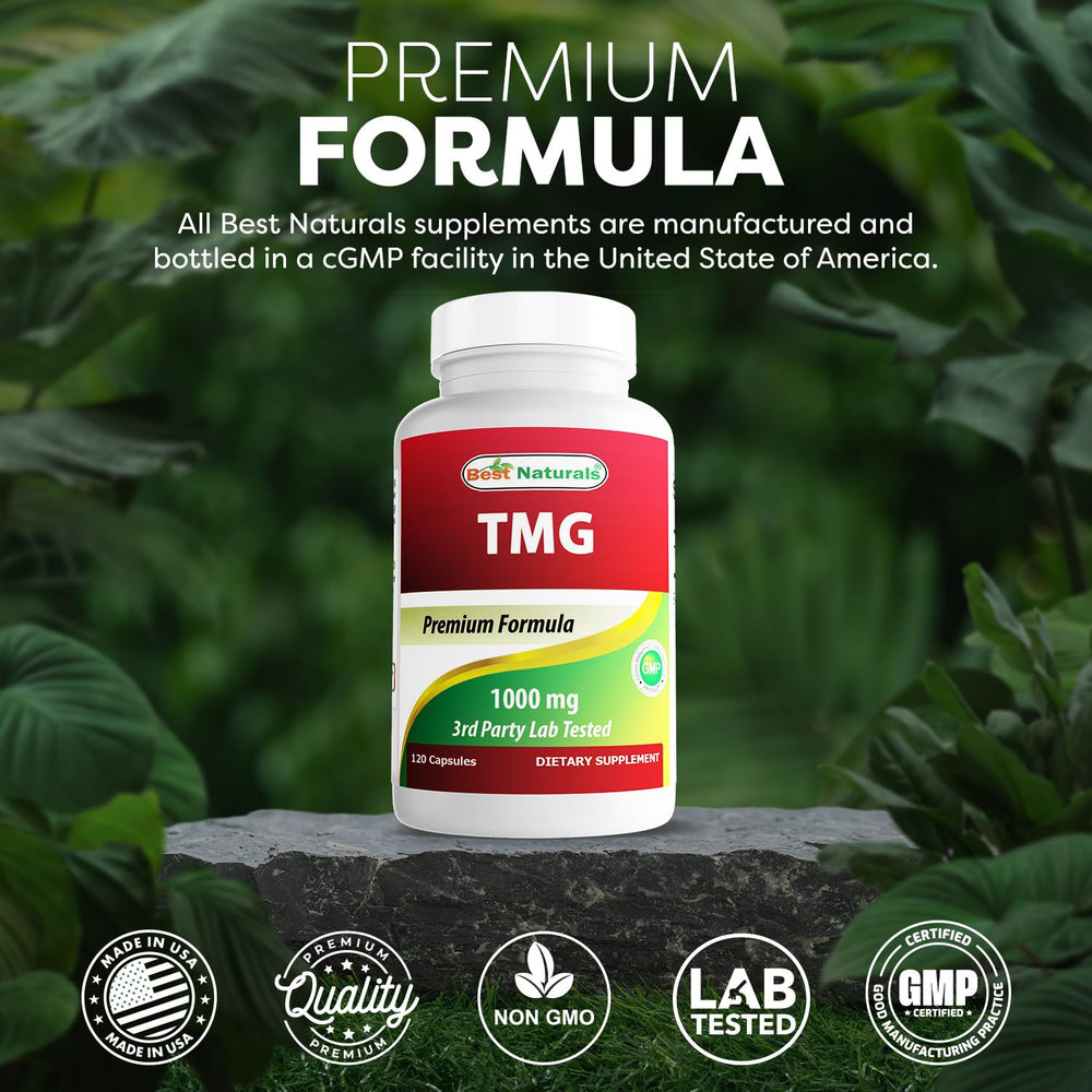 Made in USA, GMP compliant and FDA registered facility badges