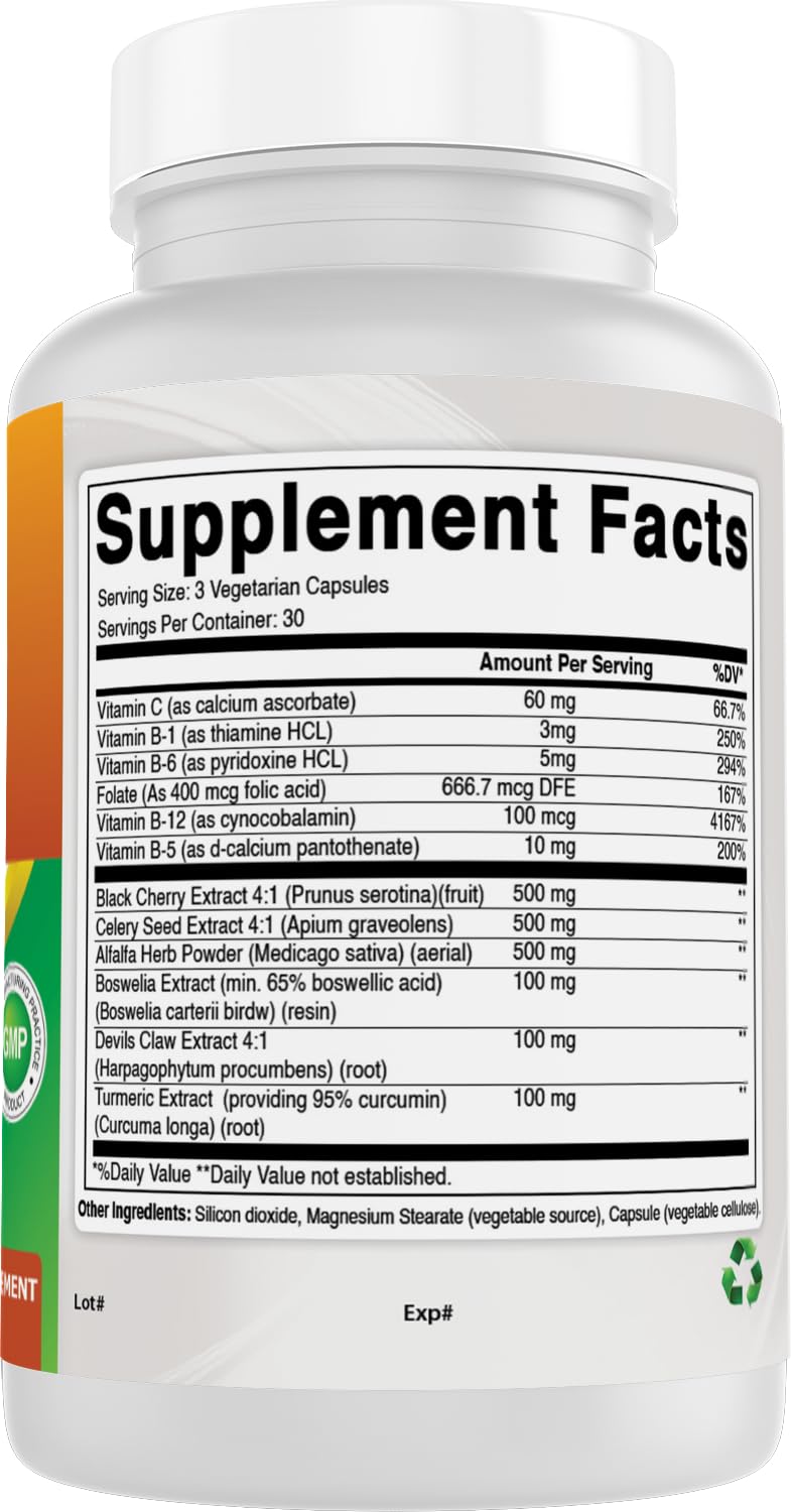 Best Naturals Uric Acid Cleanse third-party lab tested label assures quality