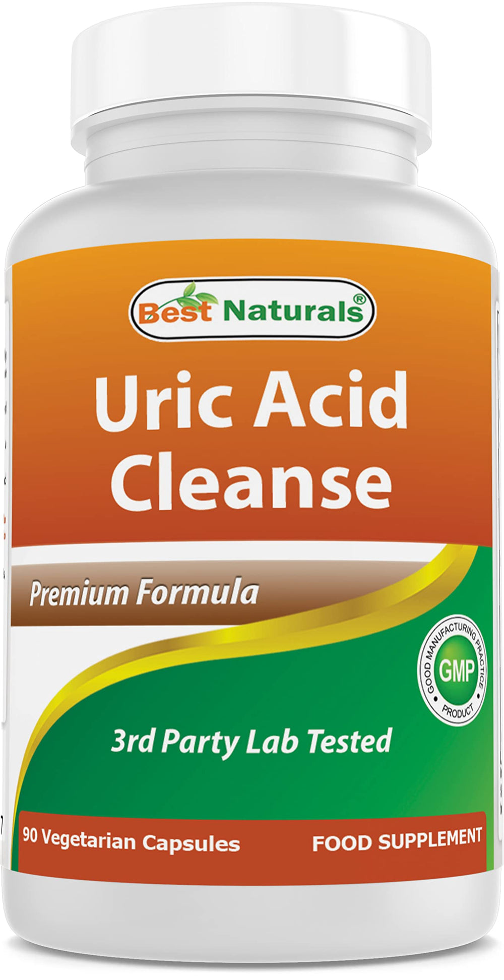 Best Naturals uric acid cleanse bottle front supports a simple daily wellness routine.