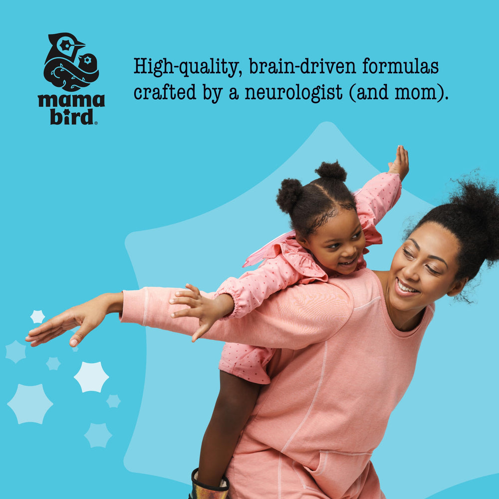 Icons representing immune support and daily vitamins for kids