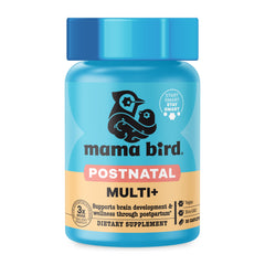 Front view of Best Nest Wellness Mama Bird Postnatal Vitamins bottle