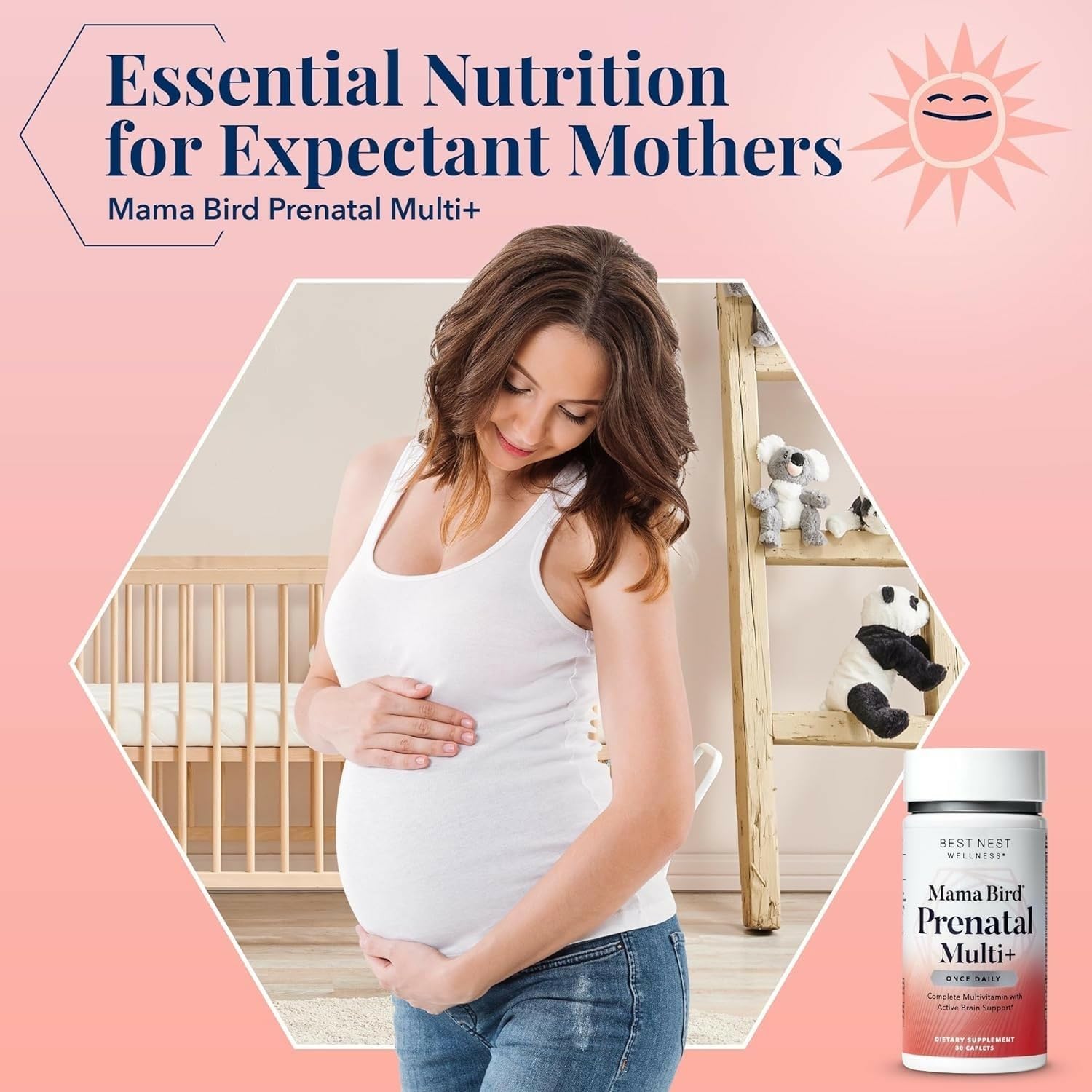 Healthy lifestyle image with Best Nest Wellness Mama Bird Prenatal Multi Plus