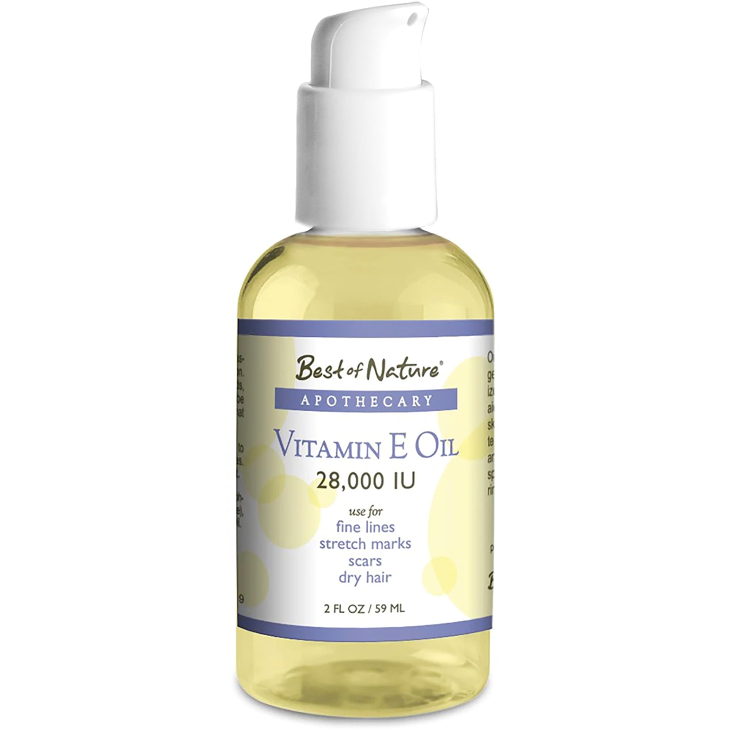 Best of Nature vitamin E oil blended in the USA