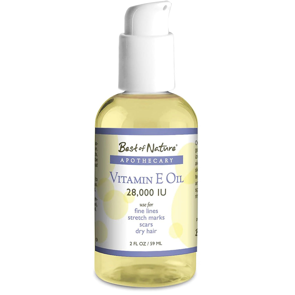 Best of Nature vitamin E oil blended in the USA