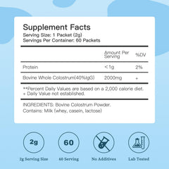 Scoop measuring colostrum powder