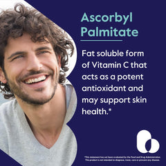Supplement facts panel for Bestvite Ascorbyl Palmitate 500mg