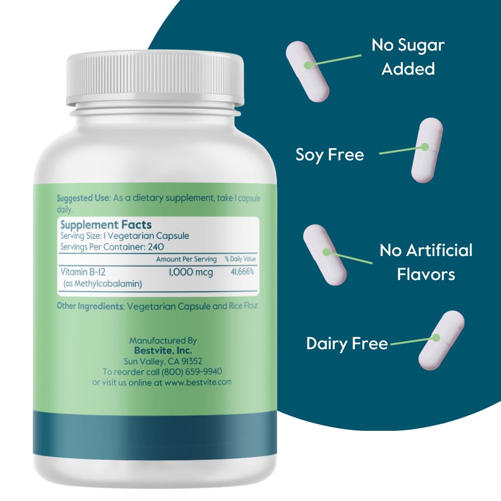 Vegan, gluten-free and non-GMO labeling for BESTVITE B12