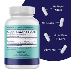 Benfotiamine 150mg bottle label details