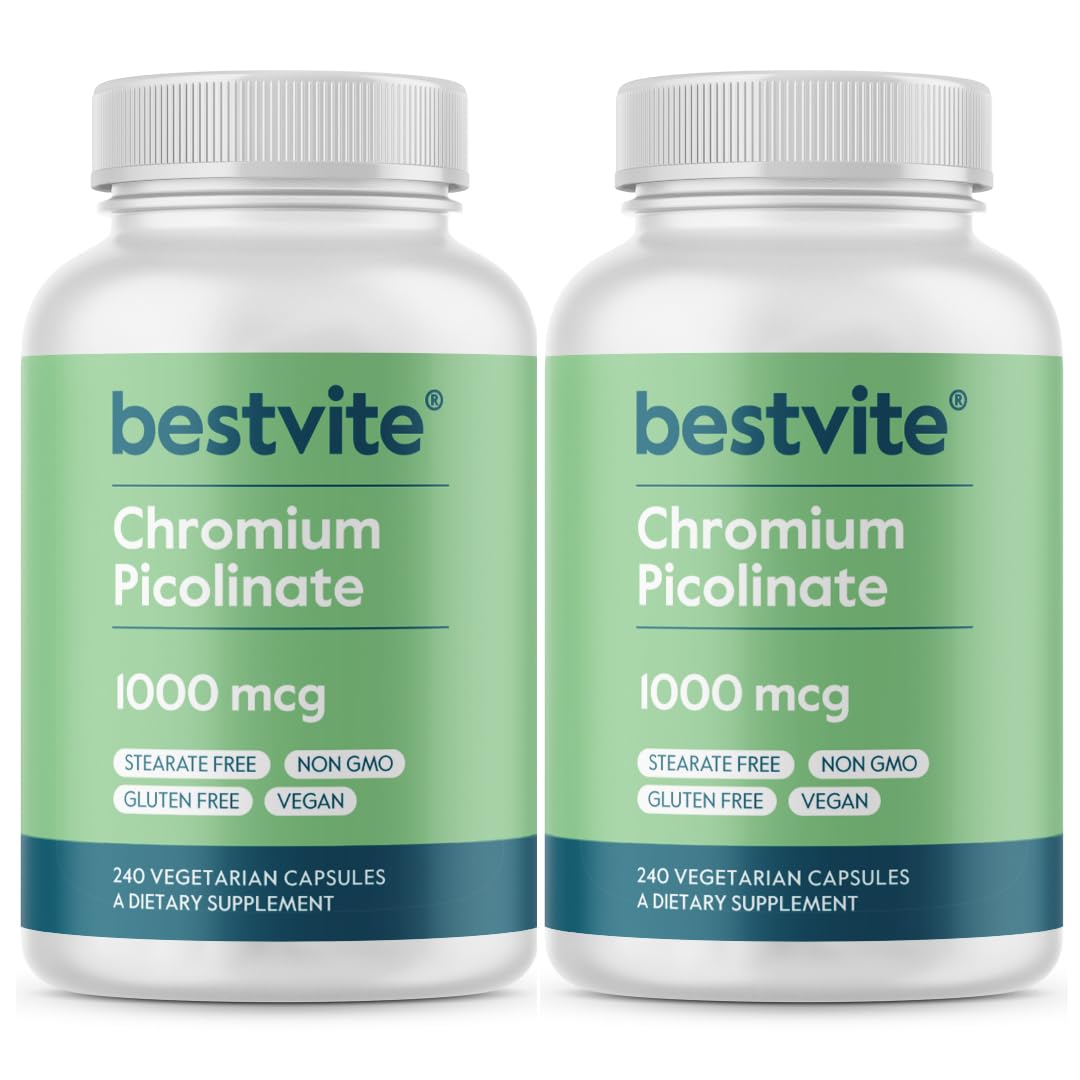 Bestvite Chromium Picolinate 1000mcg bottle and label