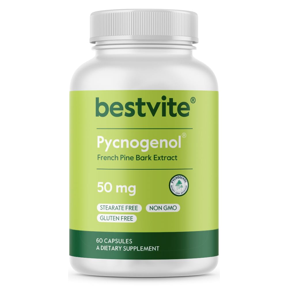 BESTVITE Pycnogenol 50mg bottle front