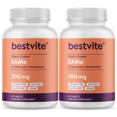 Bestvite SAM-e 200mg bottle with 120 tablets