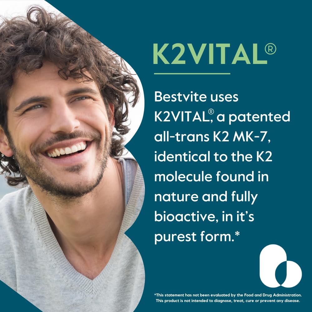 Packaging image for BESTVITE Vitamin K2 100 mcg MK-7 with K2VITAL