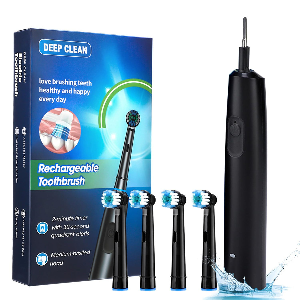 Besuntek electric toothbrush front view