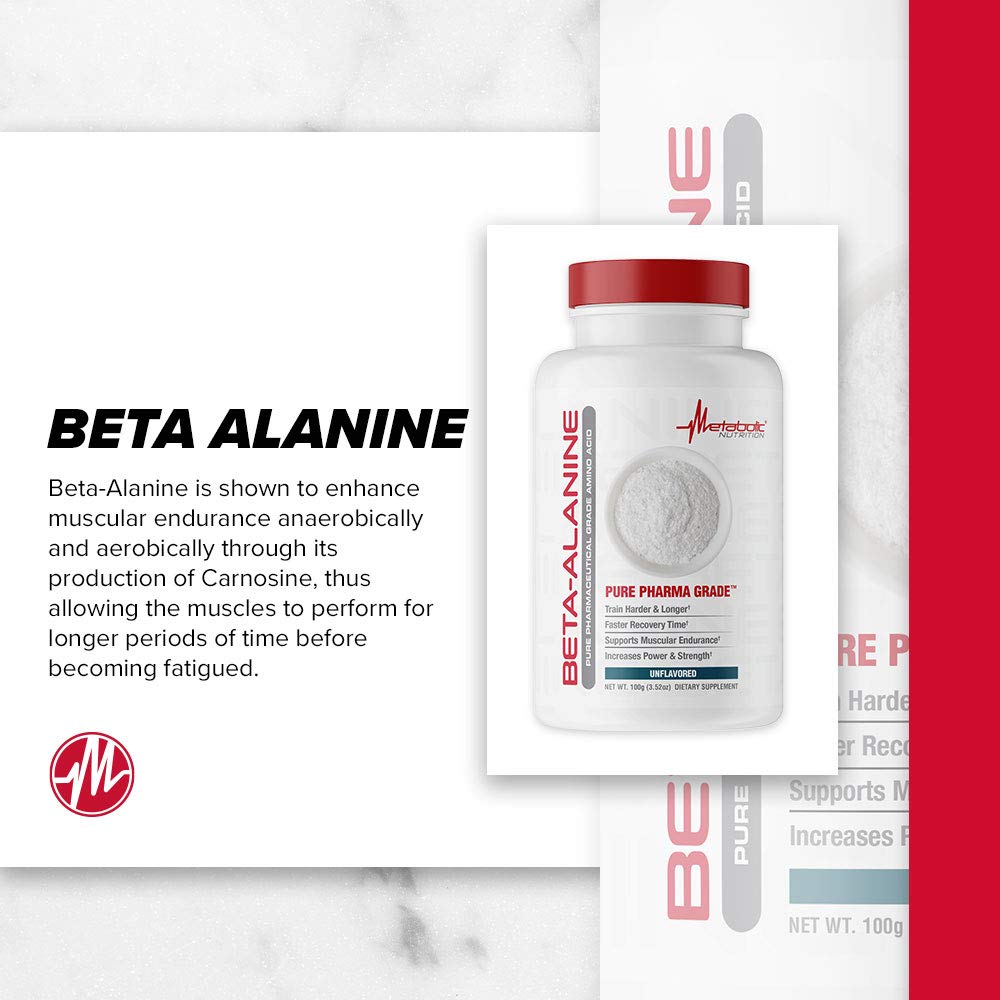 Measuring scoop with Beta-Alanine powder