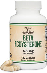 Beta Ecdysterone Supplement bottle showing 60 servings