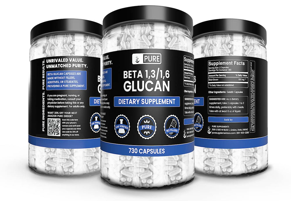 Pure ingredients concept with capsule jar