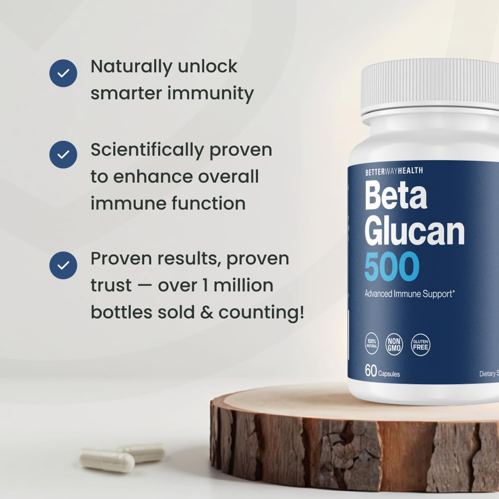 Illustration of daily dosage for Beta Glucan 500
