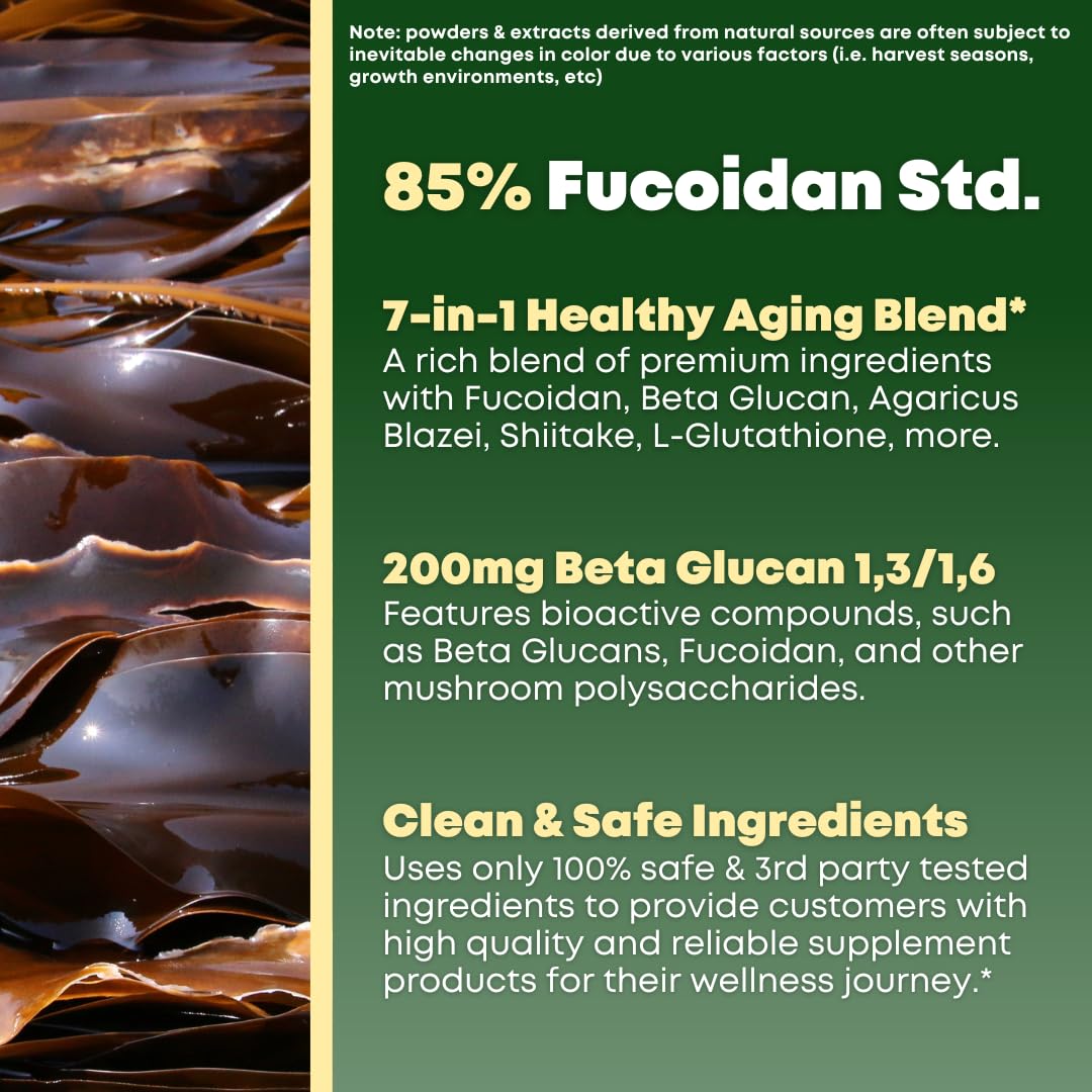 Agaricus Blazei and Shiitake mushroom extracts with vitamins in view