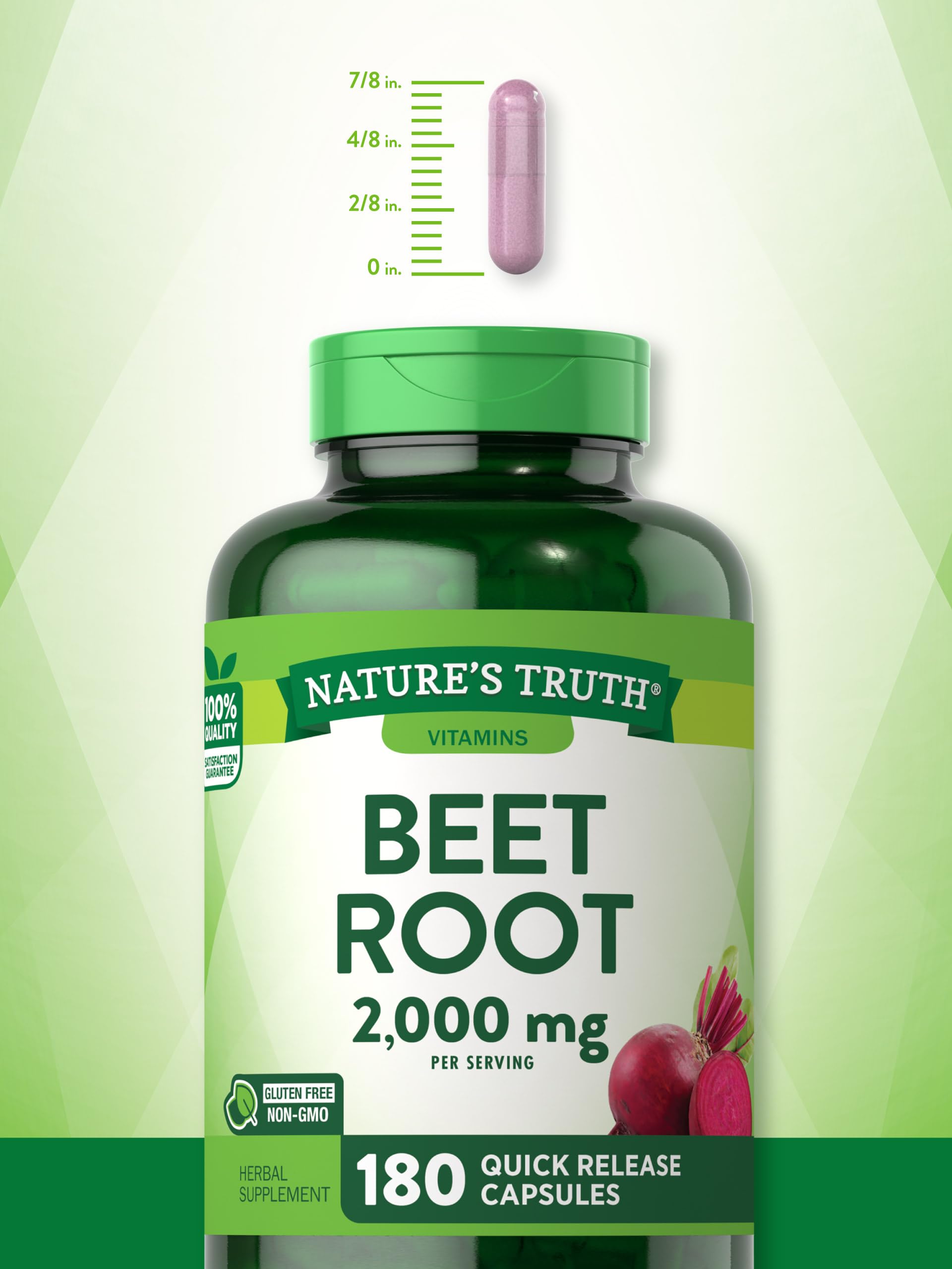 Beta vulgaris beet root capsules