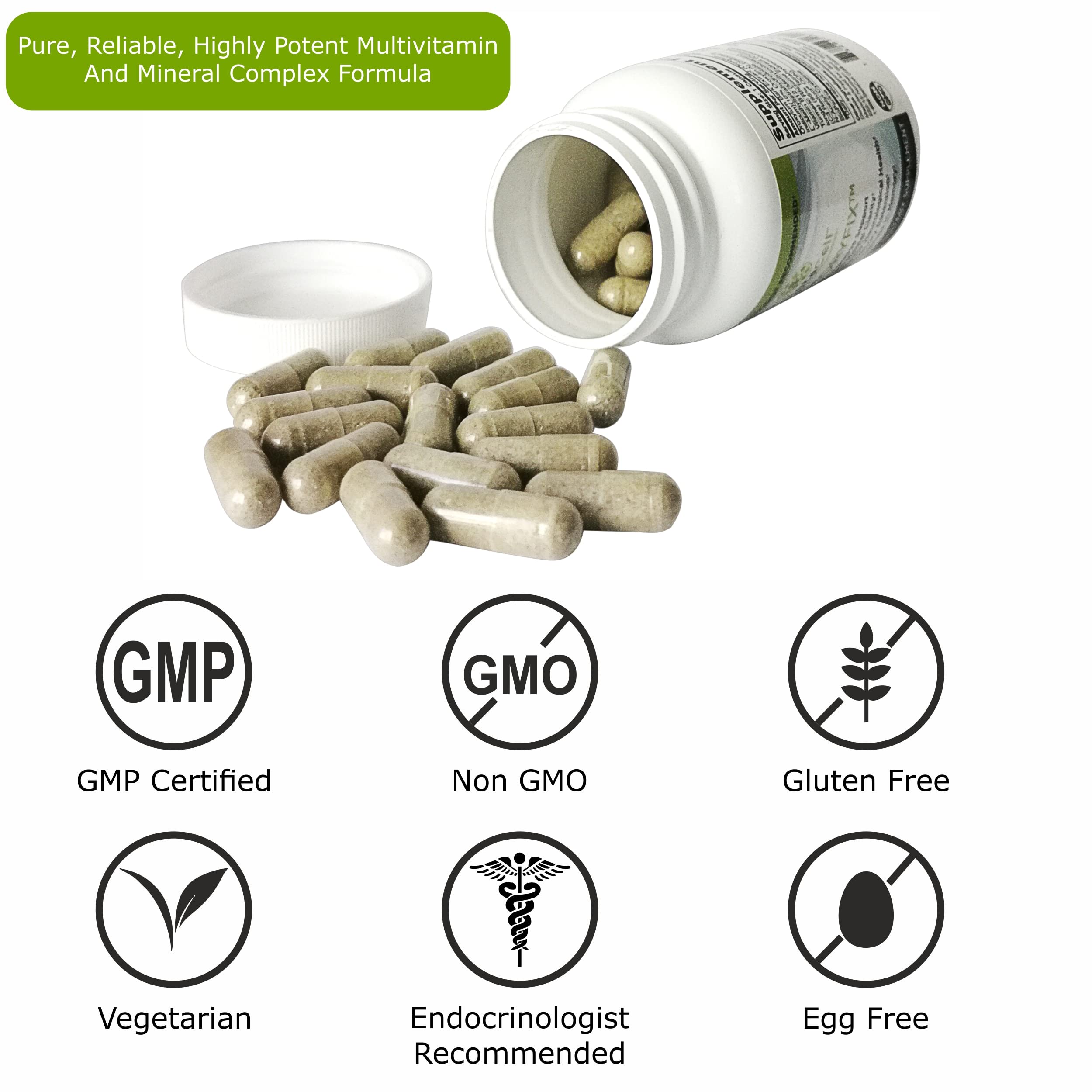 Doctor-formulated brain supplement on a clean white background