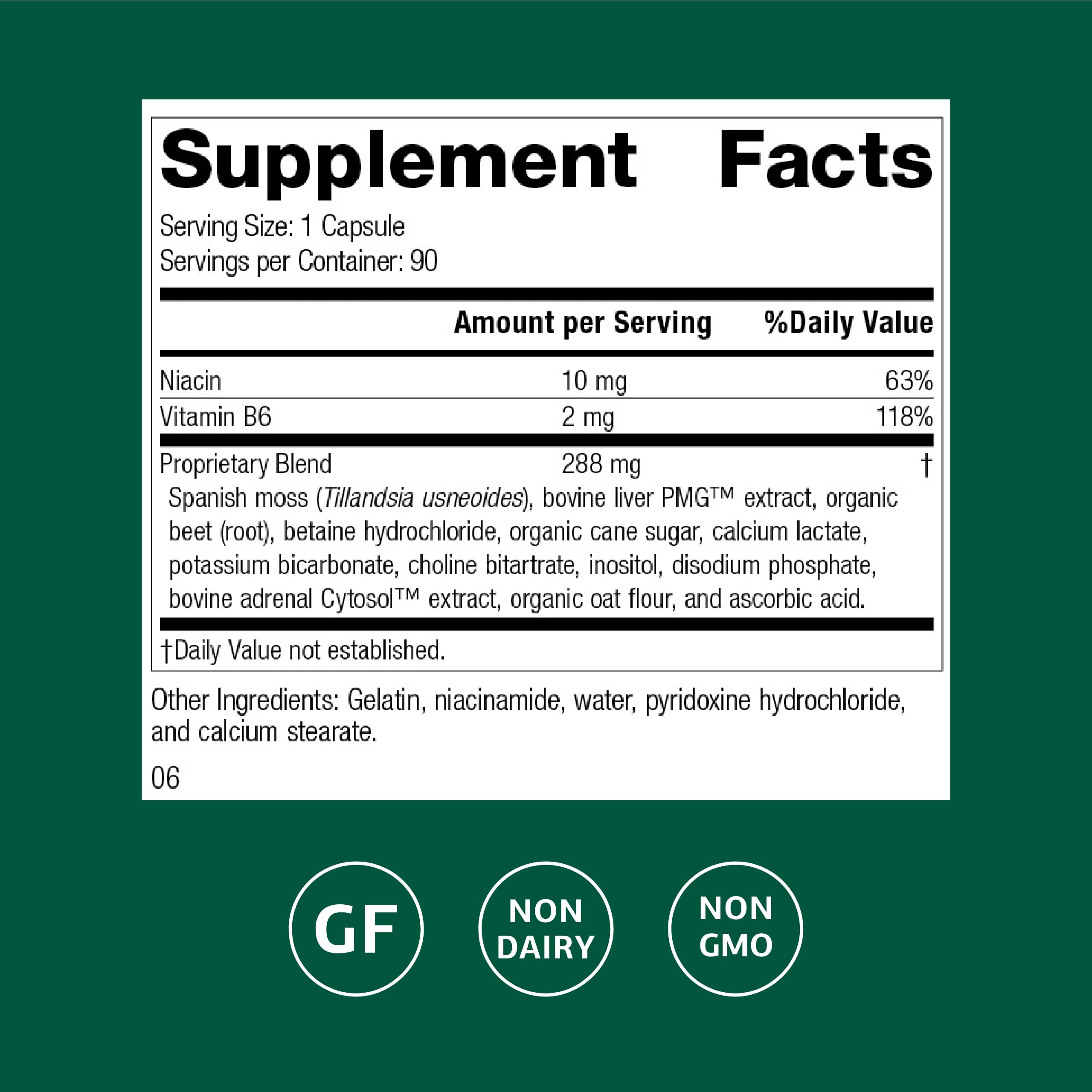 Close-up of Betacol capsules arranged in a row