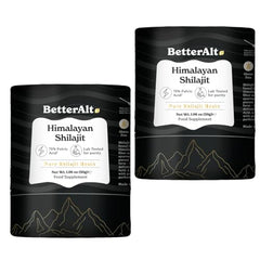 Hero image: Better Alt Himalayan Shilajit Resin Pack of 2 400 mg servings