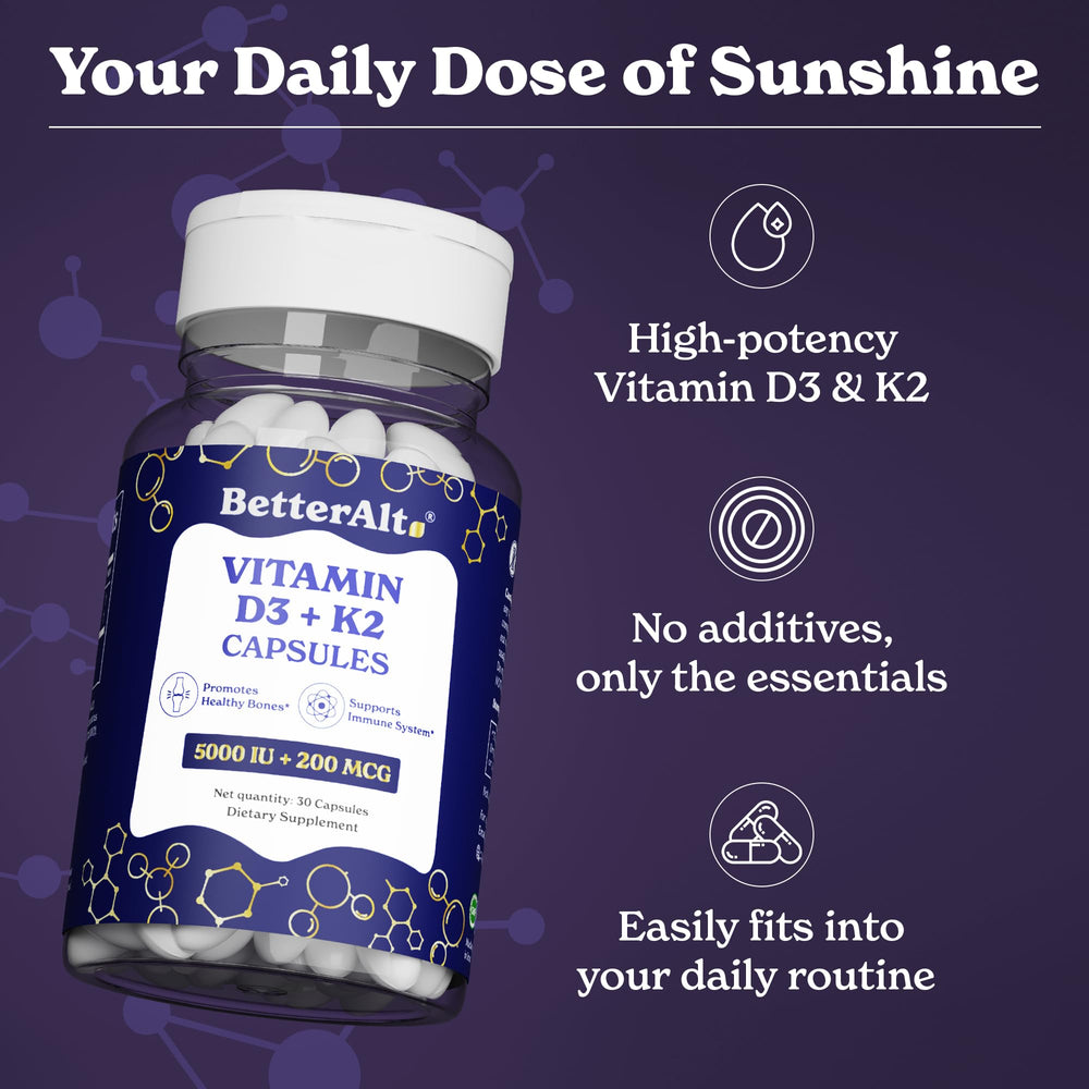 Bottle with 30 capsules indicating a 1-month supply