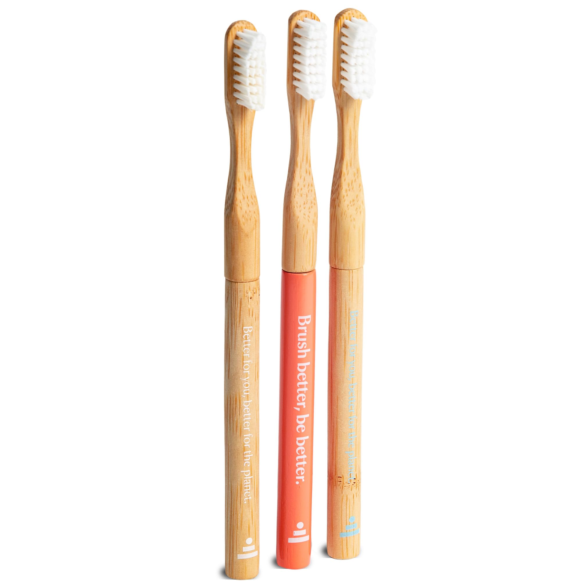 Hero image of Better & Better bamboo toothbrush in blue