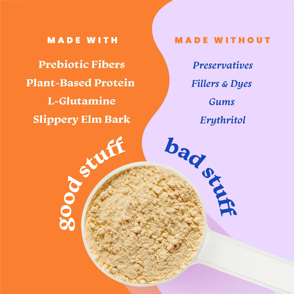 Packaging highlighting gluten-free and dairy-free features