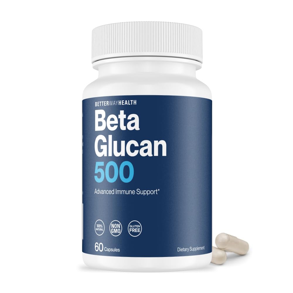 Packaging of Better Way Health Beta Glucan 500
