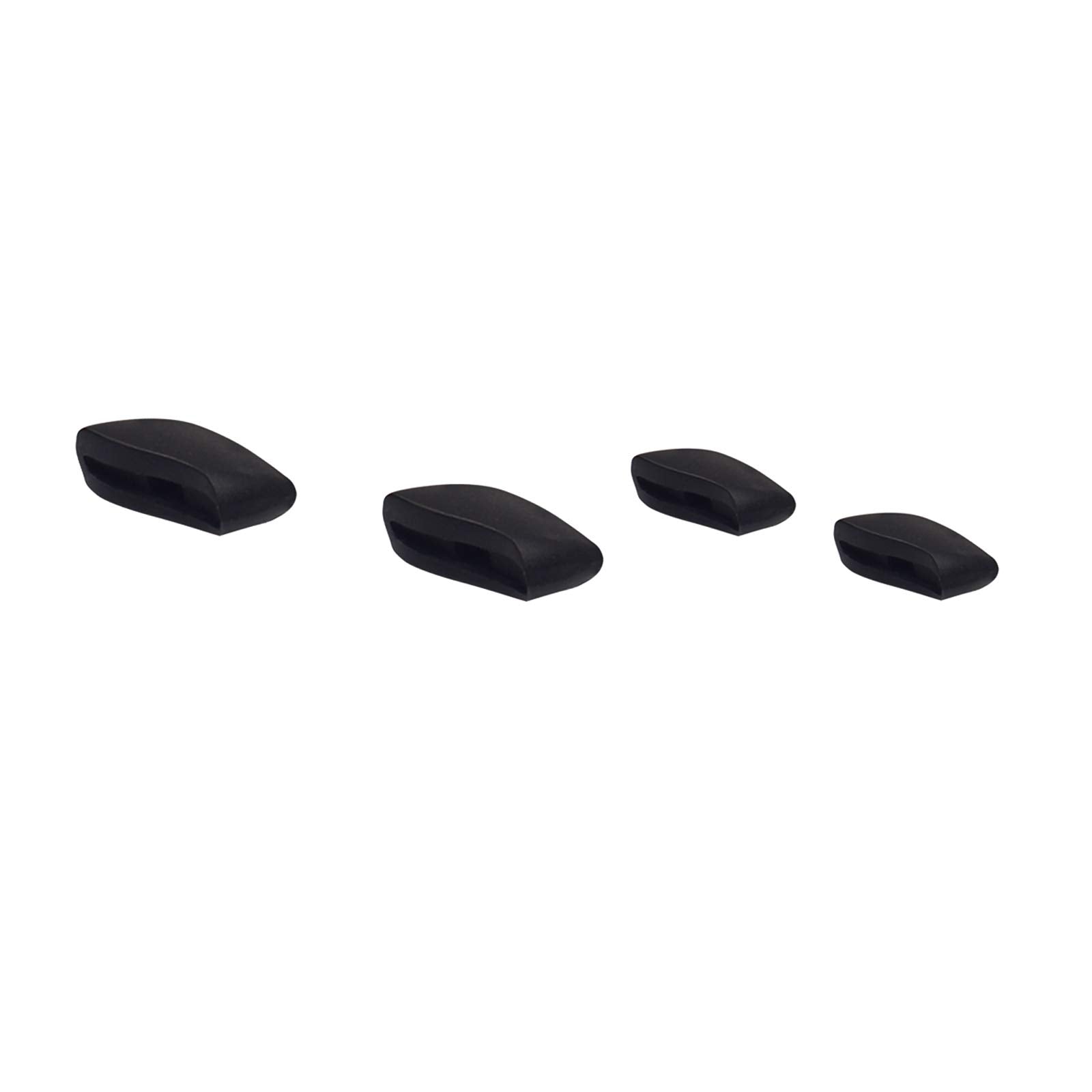 Close-up of Euro/Asian fit nose pads in black for Oakley Commit SQ OO9086