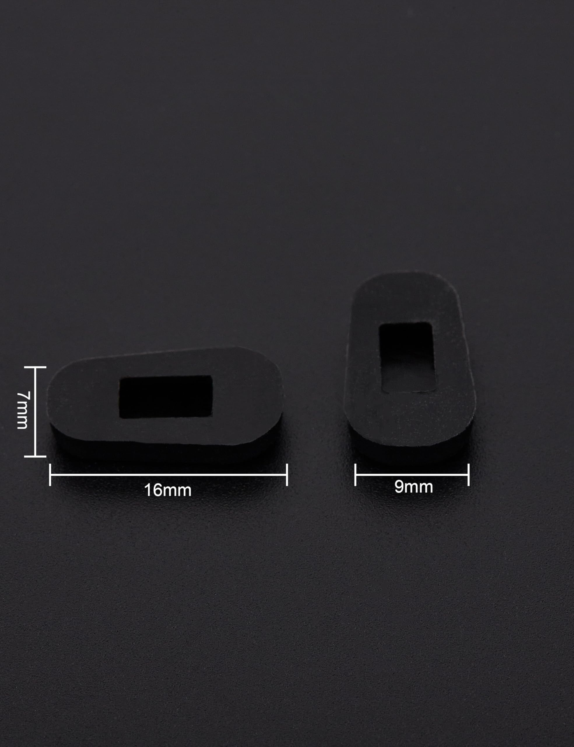 Close-up of Betterun premium silicone nose pad material
