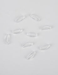 Close-up of soft silicone nose pad material