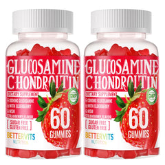 Bettervits Nutrition Glucosamine Chondroitin Gummies bottle label