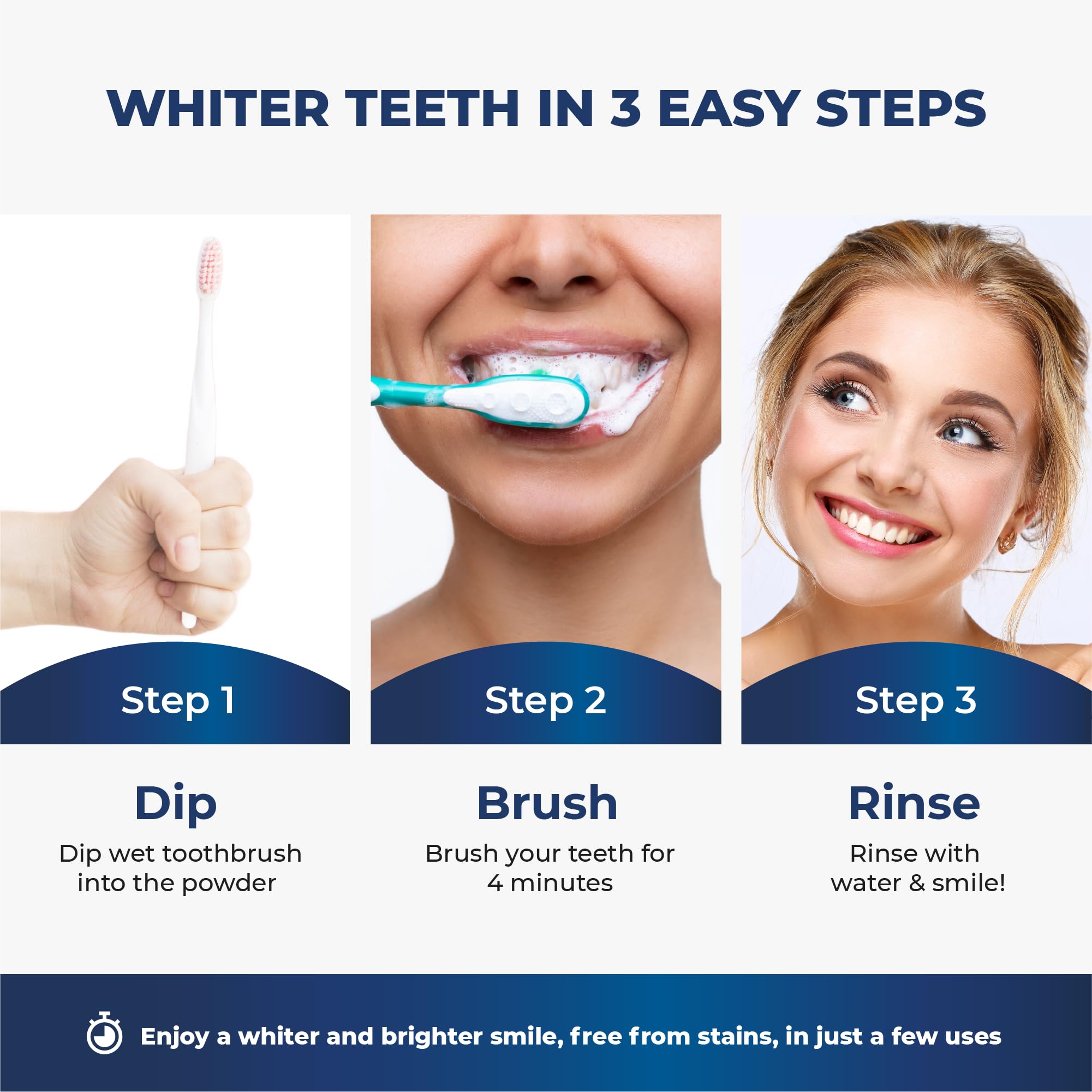 Travel-ready 30-gram BetterWhite packaging