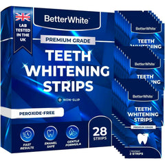 Front view of BetterWhite 28-pack whitening strips