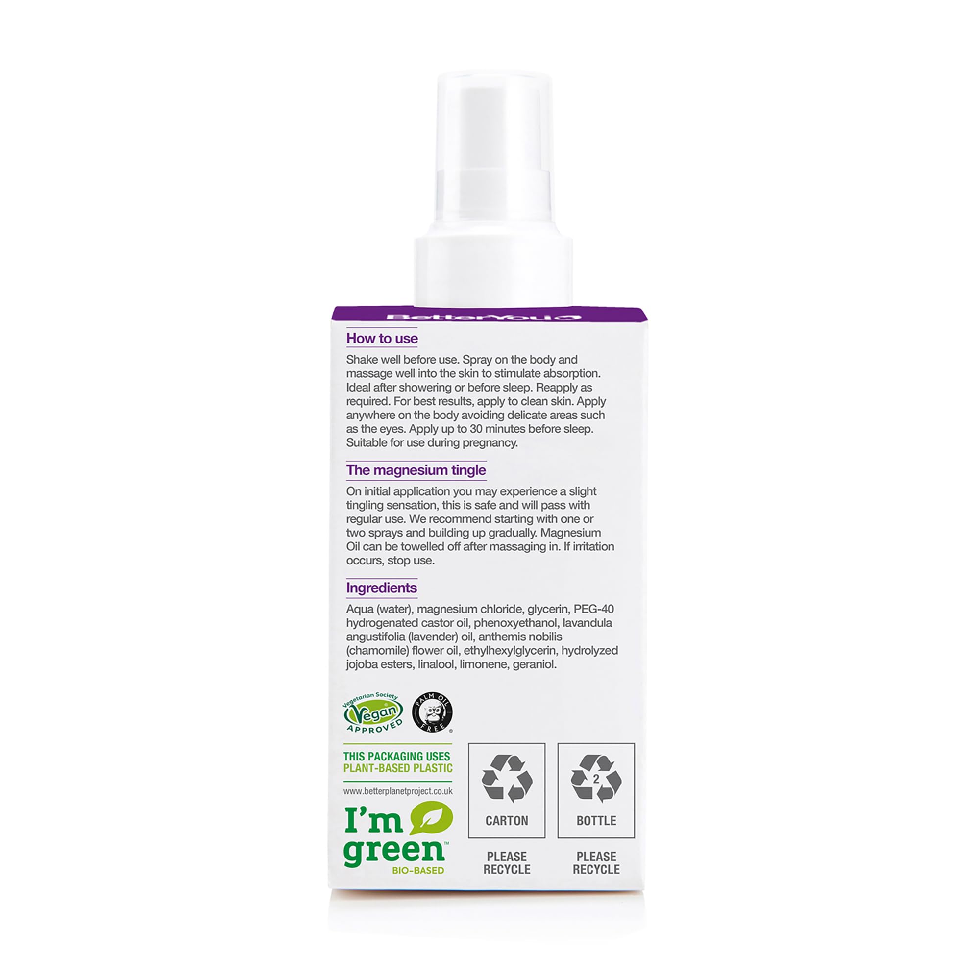 Nightstand setup with BetterYou Sleep Body Spray